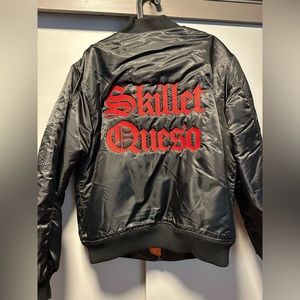 RARE Limited Edition Chili’s Skillet Queso Bomber Jacket